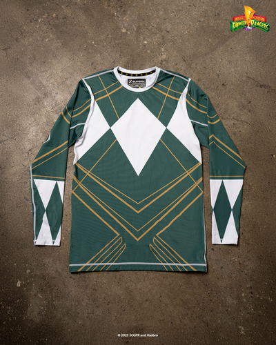 Green Ranger Long Sleeve MMA Rash Guard