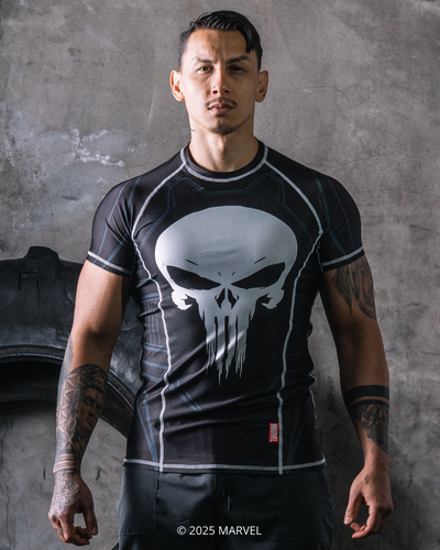 The Punisher Short Sleeve MMA Rash Guard
