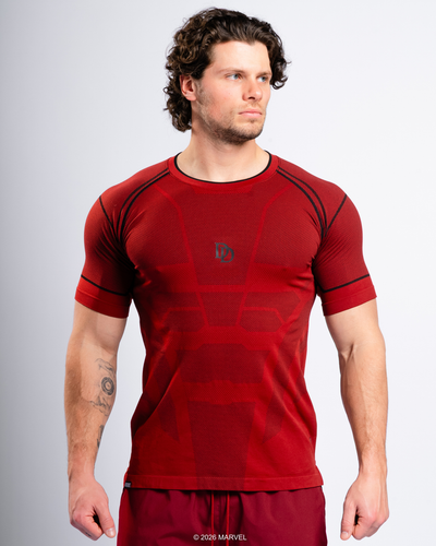 DAREDEVIL Super Suit™ Compression Short Sleeve - Crimson