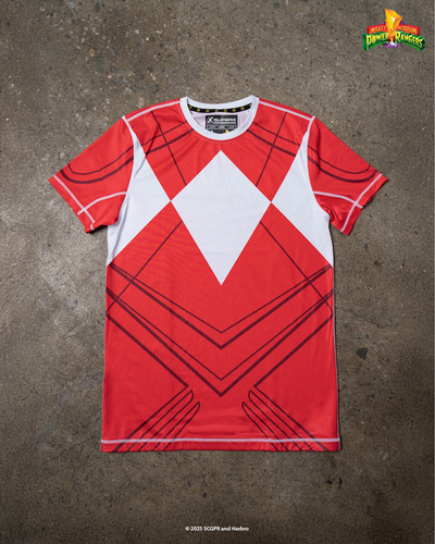 Red Ranger Short Sleeve MMA Rash Guard